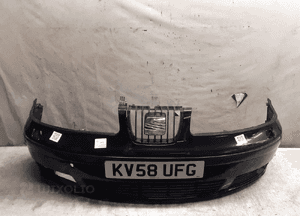 Zderzak przód przedni do seat alhambra LC9Z czarny spryskiwacze lamp xenon halogeny 1