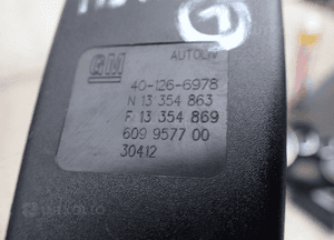 Mocowanie zapięcie pasa opel astra iv j 13354863 radom 3