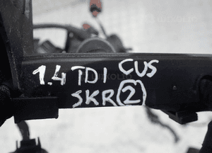 VW POLO V 6R 1.4 TDI WIĄZKA SILNIKA 04L971824A RADOM 3