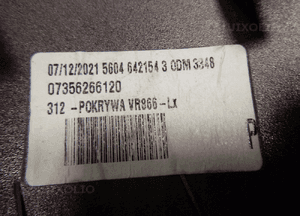 Fiat 500 lewa osłona obudowa lusterka nakładka 9