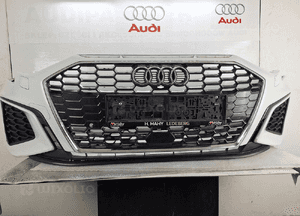 Zderzak audi A3 8Y 8Y0 s-line 23018-2023 oe przed liftem oe chrom edition 1