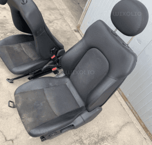 MERCEDES C 203 coupe CLC fotel przedni pół skórzany GRZANY 8