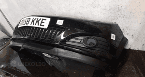 Zderzak przód przedni opel astra h 3 iii xenon spryskiwacze + halogeny kod kolor Z20R czarny 3