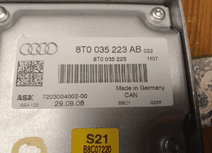 Wzmacniacz Modul 8T0035223 AB Audio Głosnikow Radia Audi A4 S4 B8 A5 6