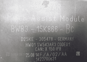 JAGUAR XF X250 LIFT MODUŁ STEROWNIK PARKOWANIA PDC 5