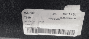 Podłoga wykładzina bagażnika Mercedes GL X166 W166 A1666800302 6