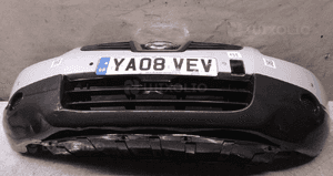 Zderzak przód  przedni nissan qashqai J10 06-09R pdc czujniki KY0 srebrny 1
