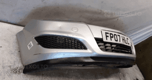 Zderzak przód przedni opel astra h 3 iii lift fl Z157 srebrny 4