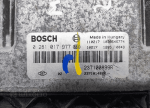 Komputer silnika renault master iii movano b 2.3 dci 237100899R 0281017977 4