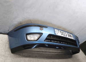 Zderzak przód przedni ford focus MK.2 ii lift fl błękitny halogeny 3