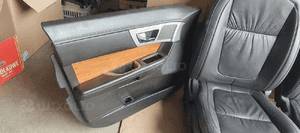 Fotele komplet kanapa skóra elektryczne boczki Jaguar XF X250 9