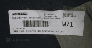 Zderzak przedni bmw seria 3 E90 E91 black saphire 2006 16
