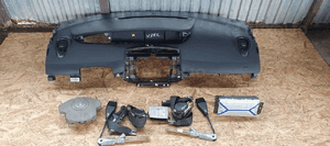 Konsola Airbag pasy Renault Scenic II poduszki komplet 1