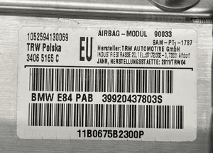 Bmw E84 poduszka powietrzna pasażera airbag 9204378 5