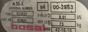 Volvo V50 II hak holowniczy Bosal 2