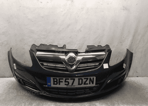 Zderzak przód przedni opel corsa d Z168 szary popielaty 1