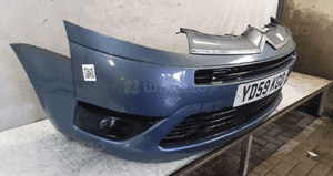 Zderzak przód przedni do citroen C4 grand picasso halogeny niebieski kgqc 4
