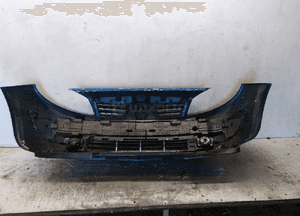Zderzak przód przedni do renault scenic ii 2 TEI45 błękitny niebieski halogeny 4