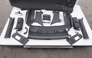 Podsufitka osłony komplet czarny volkswagen scirocco 6