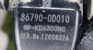 Blenda listwa klapy bagażnika tył chrom kamera toyota yaris iii 2011-2014 11