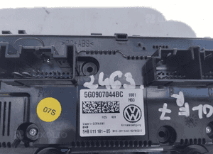 PANEL NAWIEWU KLIMATYZACJI VW GOLF VII 7 5G0907044BC 4