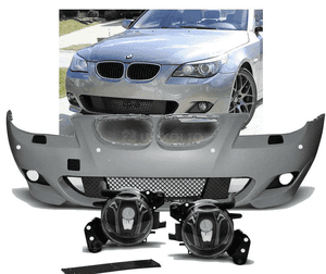 Zderzak+ HALOGENY M-PAKIET BMW E60 03-07 Z PDC SRA 2