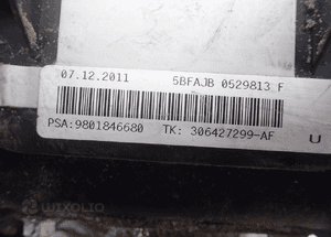 PODUSZKA POWIETRZA AIR BAG PASAZERA PEUGEOT CITROEN 306427710 RADOM 3