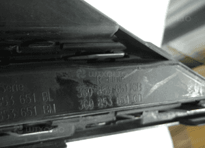 Grill atrapa vw passat B8 r-line lift 3G0853651CB 5
