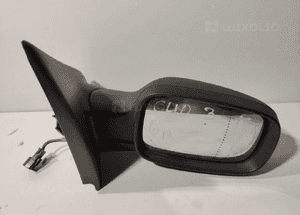 Lusterko prawe renault clio iii  6 pin czarny mat 3