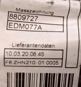 BMW X4 Wiązka czujników PDC Tylna 8809735 2