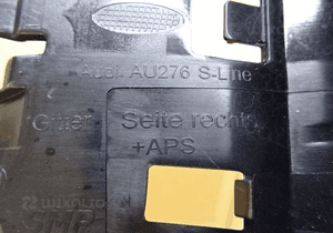 Audi Q2 s-line prawa kratka zderzaka 81A807682L 10