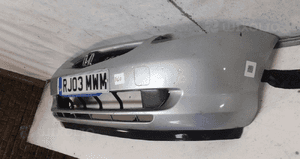 Zderzak przód przedni do honda jazz NH623M srebrny 2