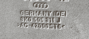 Zwrotnica piasta lewy tył tylna lewa wahacze Audi A4 B8 8K0505311J 6