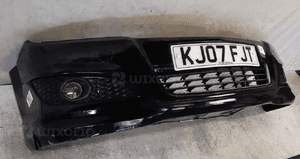 ! ZDERZAK PRZÓD PRZEDNI OPEL ASTRA H 3 III LIFT FL Z20R CZARNY HALOGENY 4