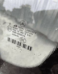 mercedes GL ml 164 avantgarde szyba przód przednia   niebieska oryginał 3 sztuki wybór 12