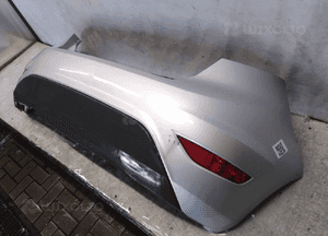 Zderzak tył tylny ford fiesta MK.7 7 vii srebrny moondust silver 3