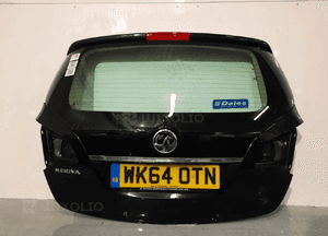 Klapa bagaznika tył tylna opel meriva b Z22C czarny 5
