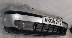 Zderzak przód przedni do volkswagen vw polo 9N LA7W srebrny 4