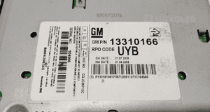 Radio cd odtwarzacz opel insignia 13310166 oryginał wysyłka! 6