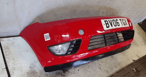 Zderzak przód przedni ford fiesta vi mk 6 przedlift halogeny K2 czerwony 4