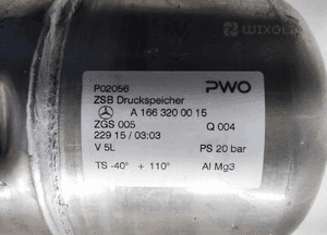 Zbiornik ciśnienia powietrza mercedes gle i W166 166 A1663200015 2015-2019 5