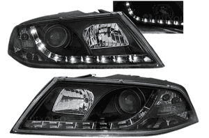 Reflektory lampy do skoda octavia ii 2 od 2004 do 2008 r H7 daylight black 1