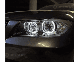 Reflektory BMW E90 E91 2005-2011 Ringi LED H7 DEPO - Oryginalne Lampy 8