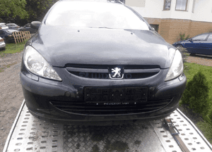 Peugeot 307 Maska szyba lampa zderzak pas atrapa 4Y 6