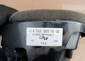 Głośnik drzwi lewy przód przedni Mercedes ML W163 A1638201502 4
