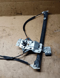 Mechanizm podnośnik szyby prawy przód mechaniczny VW Polo 6N 3D 6N3837402K 2