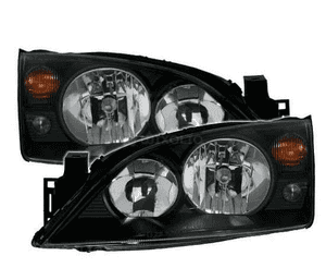 LAMPY Reflektory FORD MONDEO MK3 00-07 BLACK DEPO 2