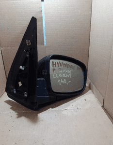 Lusterko prawe 3 pin hyundai I10 czarny 2