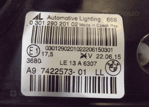 Lampa przednia przód lewa bmw 2 F45 F46 2014-2018 4
