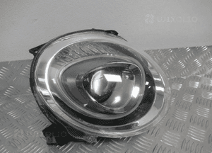 Lampa przednia przód prawa fiat 500 lift soczewka 2015-2022 24